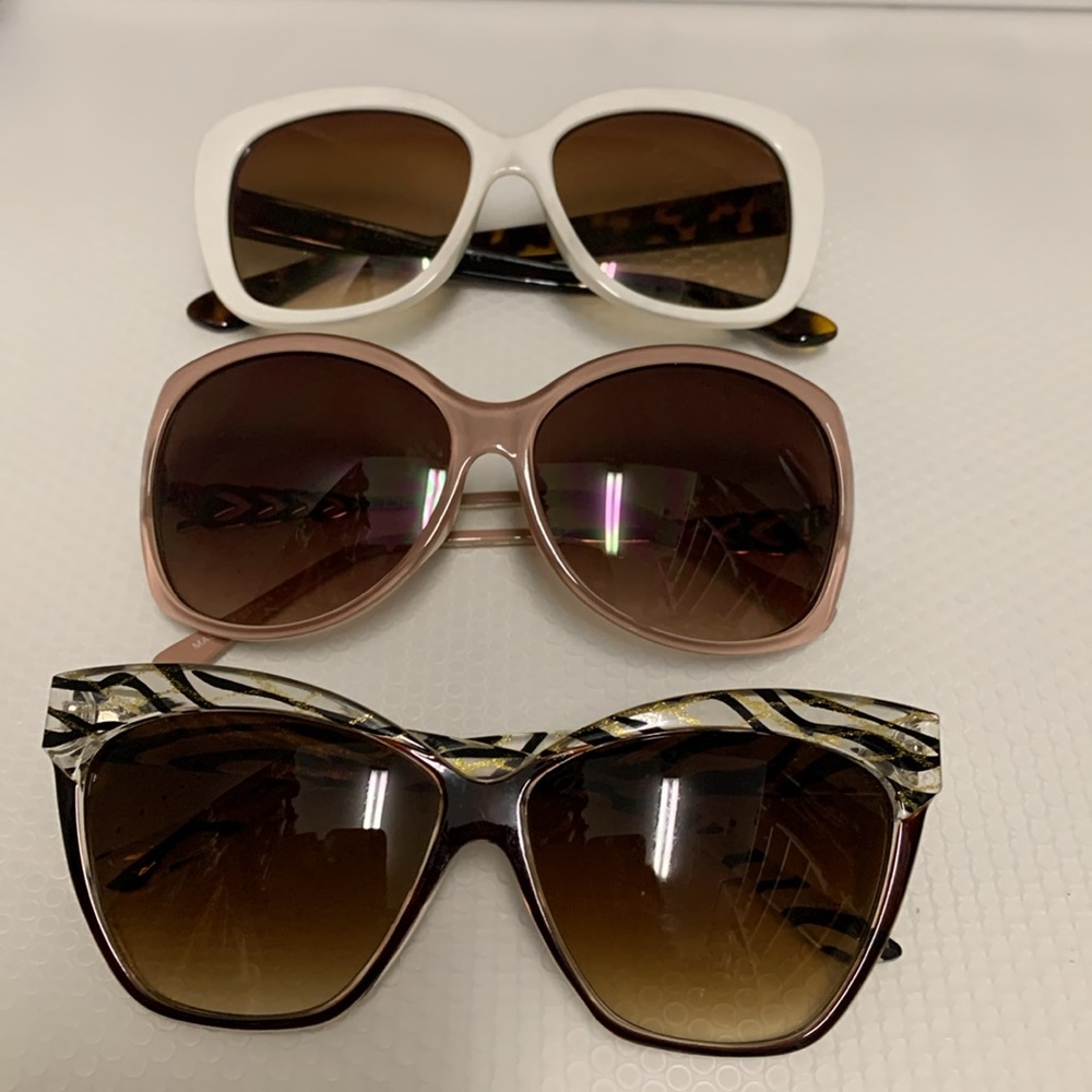3 pair of Aldo Sunglasses